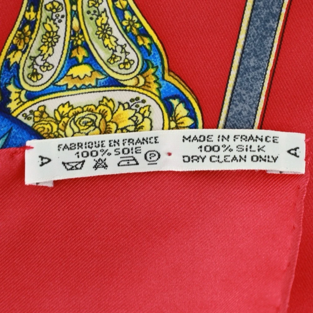 Hermès Pourvu Qu’on Ait l’Ivresse Silk Scarf Hand Rolled Edges 35”x35” Luxury - Picture 8 of 8